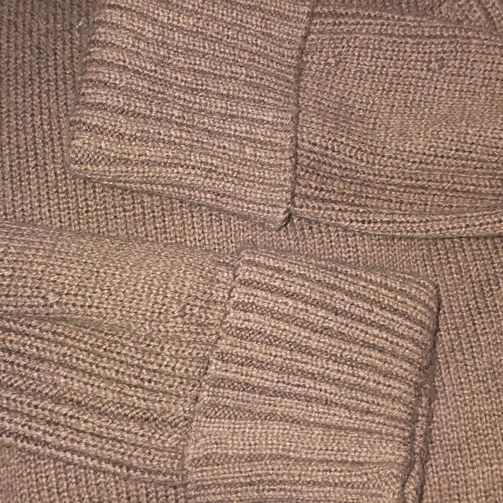 Talbots Brown Ribbed Sweatshirt - Picture 4 of 5